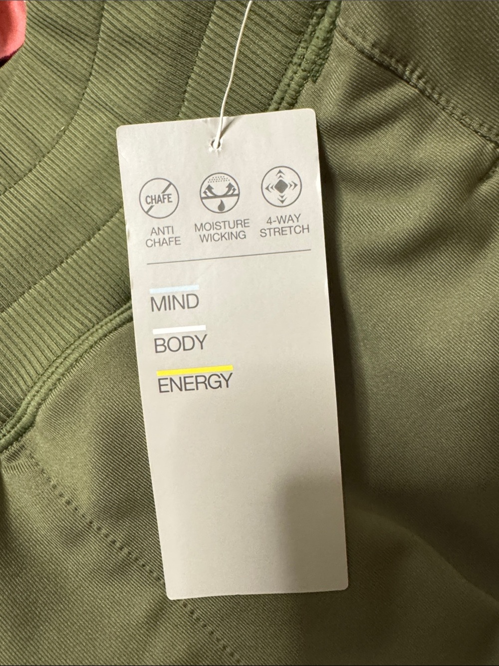 Zella Olive Green Women's Drawstring Joggers - Picture 3 of 6
